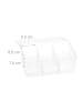 relaxdays 8x Teebox in Transparent - (B)21,5 x (H)9 x (T)14,5 cm