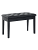 HOMCOM Klavierhocker-76L x 36B x 50H cm-Schwarz