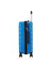 D&N Travel Line 4100 4 Rollen Trolley M 64 cm in blue