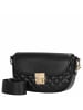 Seidenfelt Viiala Crossbody - Umhängetasche 26 cm (black) in black quilted