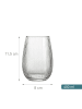 relaxdays 6 x Trinkgläser in Transparent - 400 ml