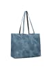 Replay Shopper Tasche 35 cm in blue denim-black
