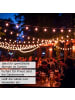 SPICELITE Garten Party Lichterkette Illu 40 warmweiße LED Kugellampen 40m schwarz