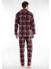 Tom Tailor Pyjama Rhodos in rot-mittel-Karo