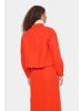 SAINT TROPEZ Jeansjacke IluSZ Lockere Passform in Flame Scarlet