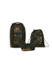 Satch Schulrucksack-Set PACK Jurassic Jungle 3-teilig in Grün/Orange