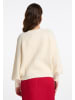 faina Damen Strickpullover in Wollweiss