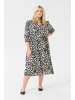 KAFFE curve Kleid KCamina Regular fit in Grey Leopard