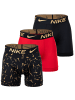 Nike Boxershort 3er Pack in Gold/Rot/Schwarz