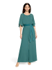 Vera Mont Jumpsuit mit Bindegürtel in Dark Emerald