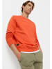 Camel Active Sweatshirt mit Rundhalsausschnitt in Orange