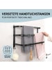 bremermann Wand-Handtuchhalte schwarz