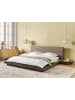 Beliani Wasserbett ZEN in Braun/Beige - (W) 328 x (H) 86 x (L) 229 cm