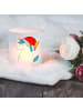 Mr. & Mrs. Panda Glas Teelichthalter Einhorn Weihnachtsmann ohne... in Transparent