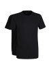 Bugatti T-Shirt 2er Pack in Schwarz