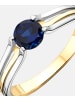 Diamant L'éternel Verlobungsring aus 375 Gelbgold mit Saphir