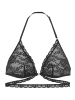 PETITE FLEUR GOLD Bralette-BH in schwarz