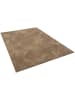 Pergamon Luxus Super Soft Hochflor Langflor Teppich Silky in Taupe