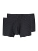 Schiesser Retro Short / Pant Long Life Soft in Blauschwarz