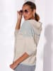 creation L Sweatjacke in silberfarben-elfenbein