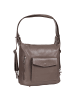 Toscanto Leder Schultertasche, Cityrucksack Toscanto Tasche grau ca. 38cm