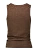 Zero  Top mit Glitzer in Chicory Coffee