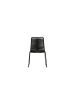 ebuy24 Gartenstuhl Lindos Schwarz 57 x 59 cm