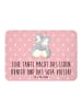 Mr. & Mrs. Panda Magnet Bunte Tante mit Spruch in Rot Pastell
