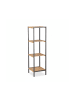 relaxdays Regal in Natur - (B)30 x (H)104 x (T)30 cm