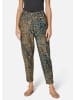 MADELEINE Karottenjeans im Highwaist-Stil in haselnuss / multicolor