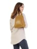 Cluty City-Rucksack echt Leder in gelb