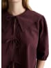 Marc O'Polo DENIM Kurzarm-Crinkle-Matrosenbluse regular in Burnt Aubergine
