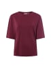 comma T-Shirt in bordeaux