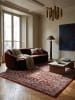 KADIMA DESIGN Hochflor-Teppich Kuschelig GLAZERT Weich Berber Wohnzimmer in Rot