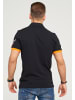 behype Poloshirt LANAY in Schwarz-Orange