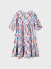name it Blumen Kleid mit Rüschen NKFDOEASA in Lila