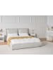 Beliani Doppelbett BAJONNA in Grau/Schwarz - (W) 180 x (H) 94 x (L) 235 cm