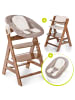 Hauck Alpha Plus Walnut Newborn Set - 4-tlg. in braun,beige