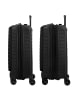 Jump Striper 4 Rollen Kabinentrolley 55 cm mit Dehnfalte dark grey