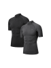 DANISH ENDURANCE Hemd Power Compression in black grey