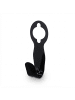 relaxdays 2 x Schlauchhalter in Schwarz - (B)9 x (H)23 x (T)9 cm