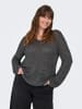ONLY Carmakoma Strickpullover in Dark Grey Melange
