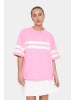 SAINT TROPEZ Sweatshirt ZalinaSZ Oversize fit in Begonia Pink