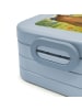 Mr. & Mrs. Panda Bento Box Bär Freundin Design ohne Spruch in Blau Pastell