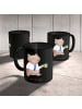 Mr. & Mrs. Panda Tasse Beamtin Entspannt mit Spruch in Schwarz