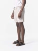 KOROSHI Herren leinen jogging shorts in grau