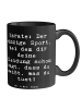 Mr. & Mrs. Panda Kaffeetasse Spruch Karate Kleidung mit Spruch in Schwarz