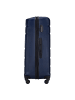 Wittchen Large suitcase and cosmetic case made of textured in Navyblue