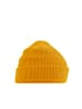 Yuhu Unisex Beanie Baumwolle Waffelstrick Wintermütze in Gelb
