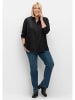 sheego Bluse in schwarz